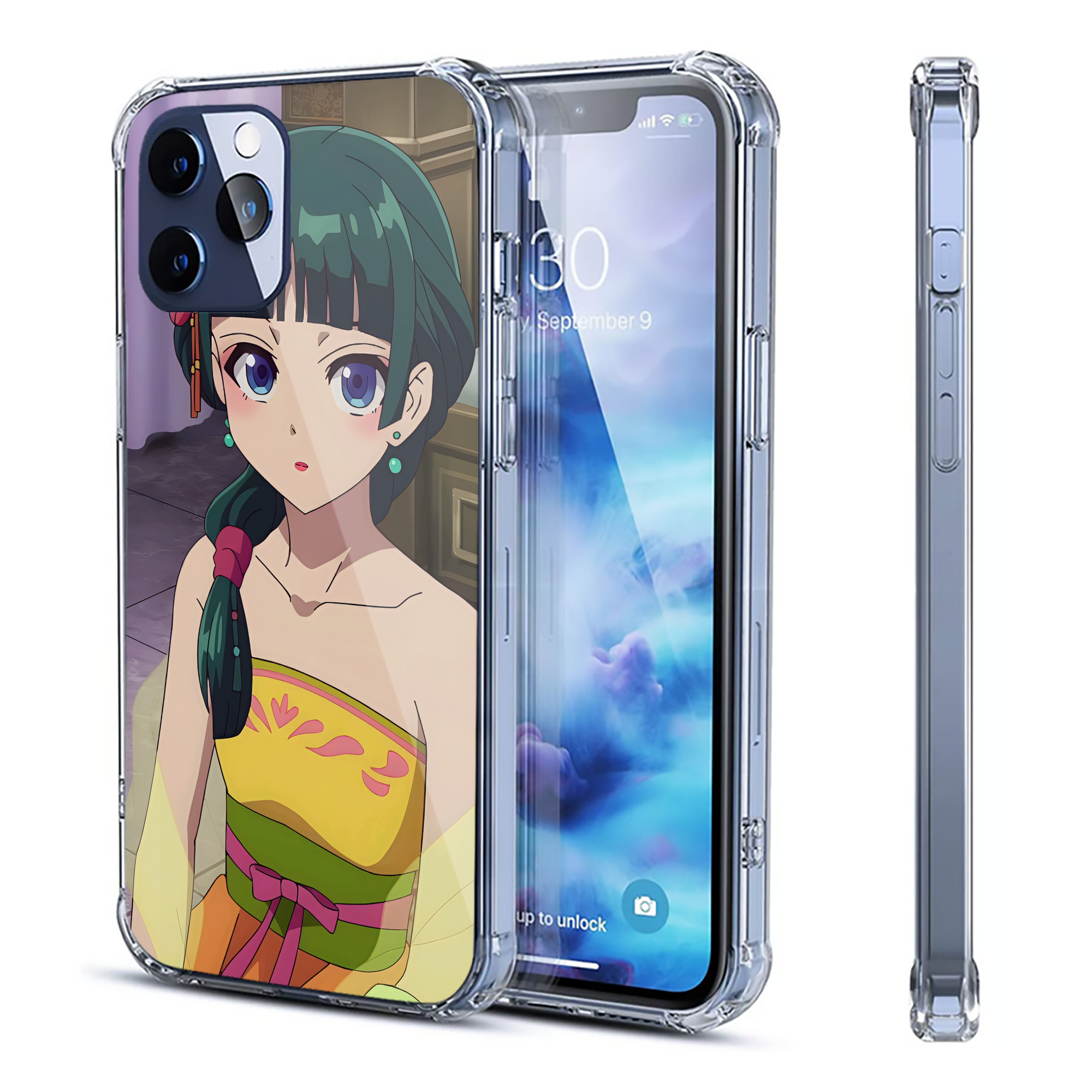 （画像用） 薬屋のひとりごと The Apothecary Diaries 【iPhone 12シリーズ対応】透明スマホケース（クリアソフトケース）